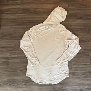 Lululemon Athletica Men's License to Train Hoodie White w gray szS